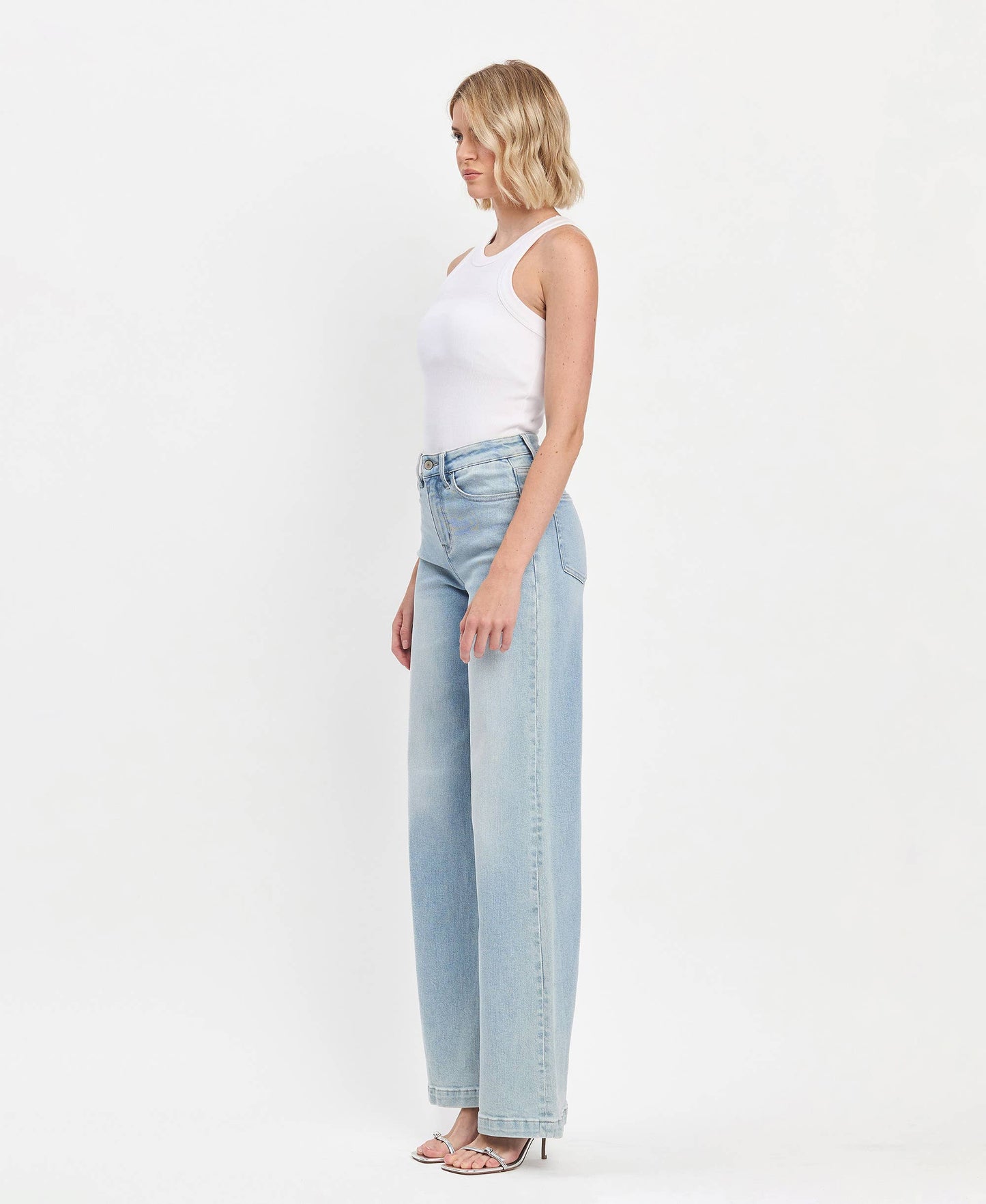 Olivia Light Wash Wide Leg