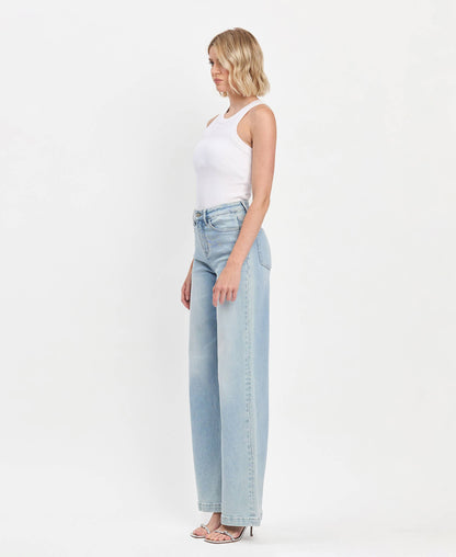 Olivia Light Wash Wide Leg