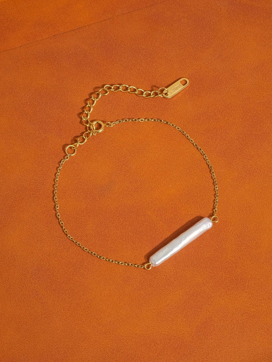 18k Freshwater Pearl Bracelet