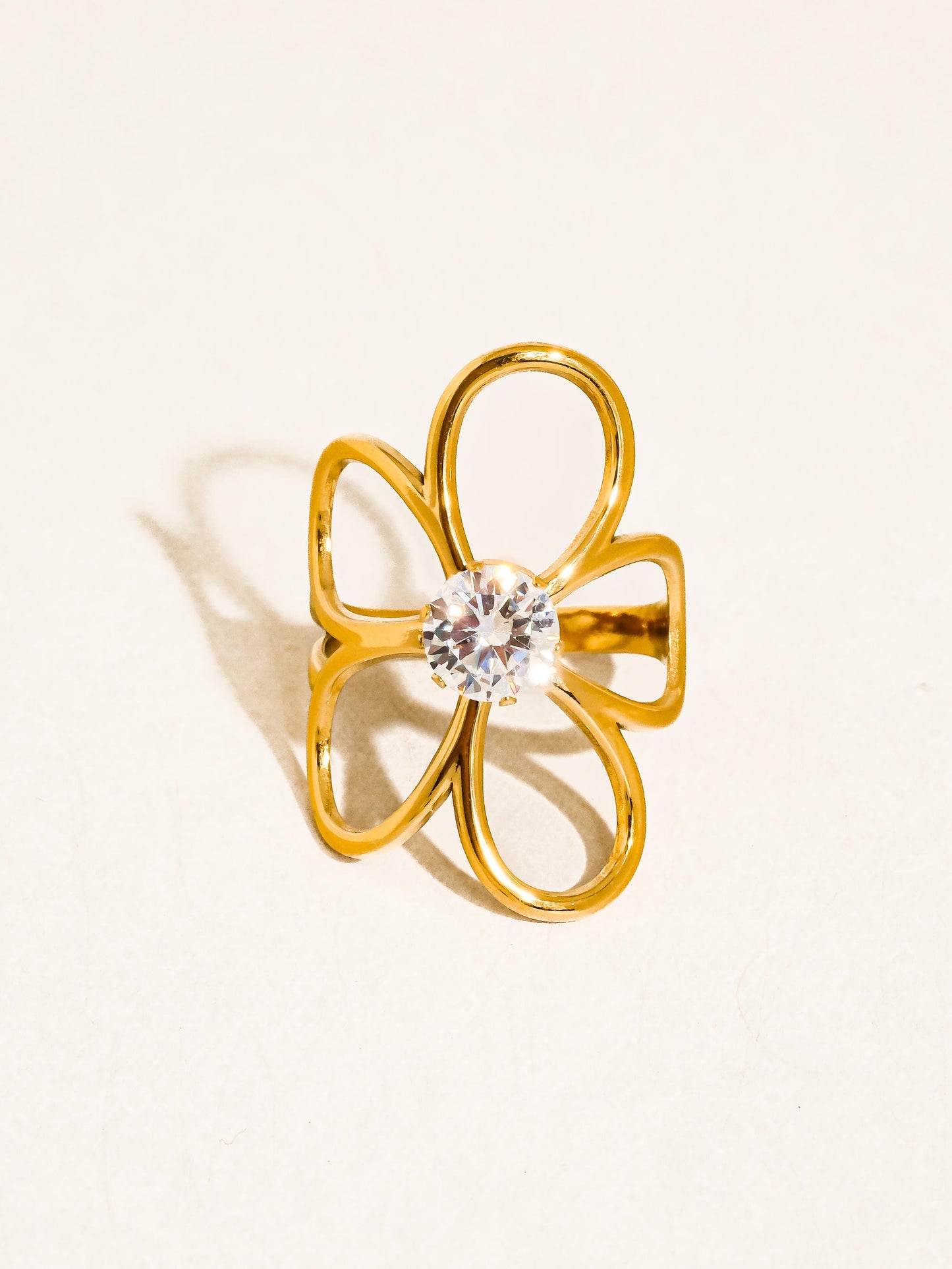 Gold Flower Ring