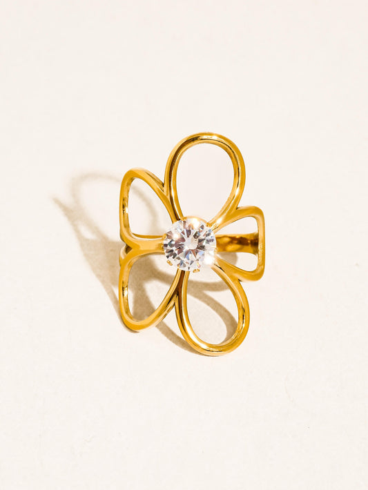 Gold Flower Ring