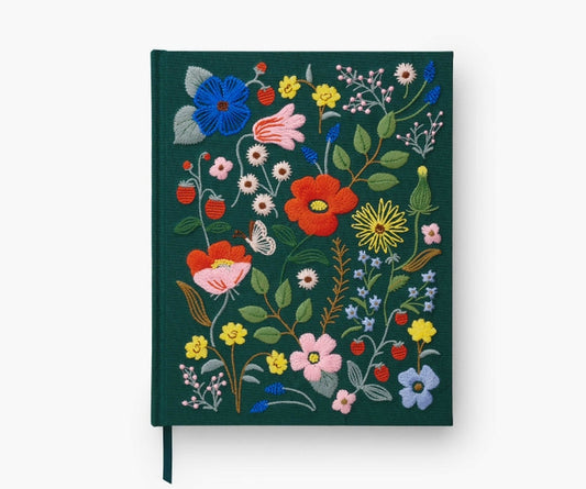 Embroidered Fabric Sketchbook/Journal