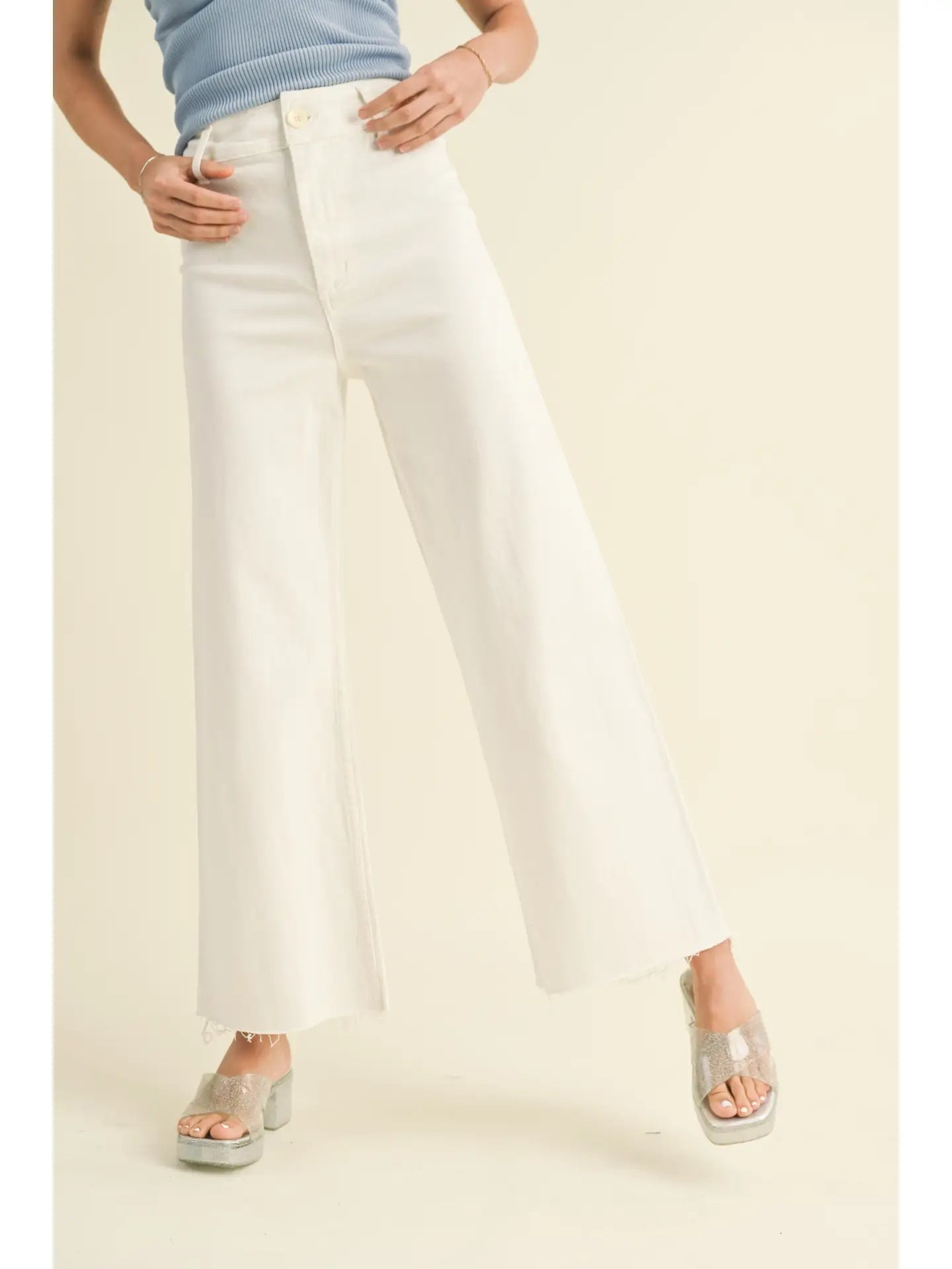 Straight Wide Leg Denim
