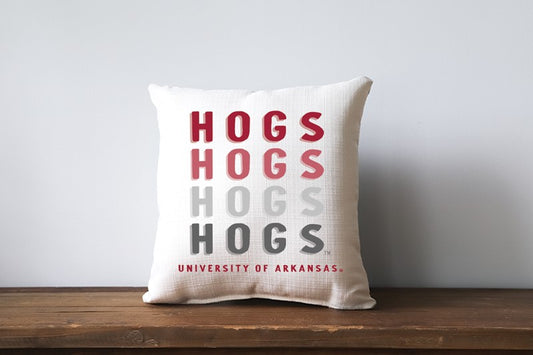 Arkansas Mascot Gradient Pillow