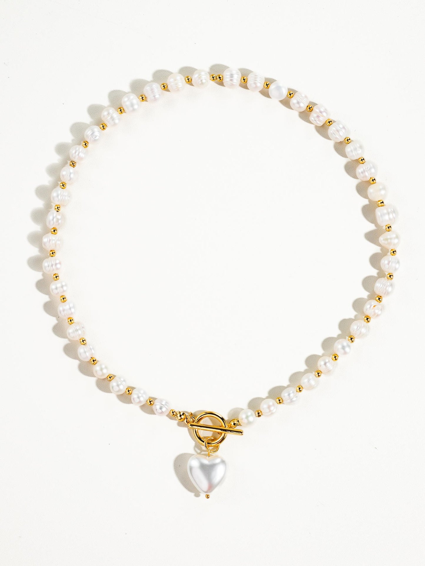 Pearl Heart Necklace