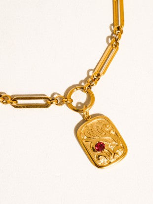 Rectangle Pendant Chain