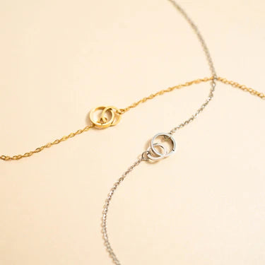 Two Rings Necklace