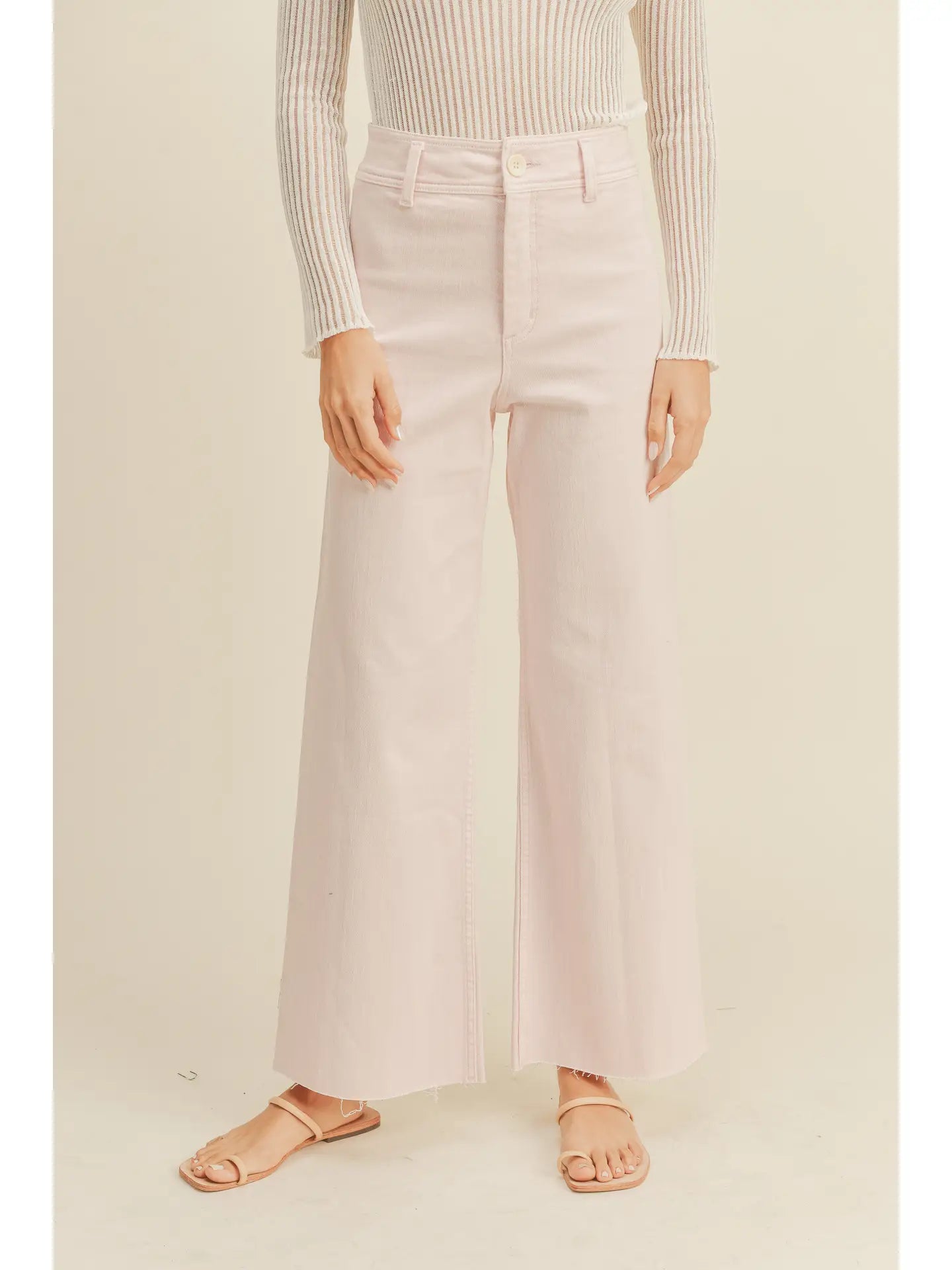 Straight Wide Leg Denim