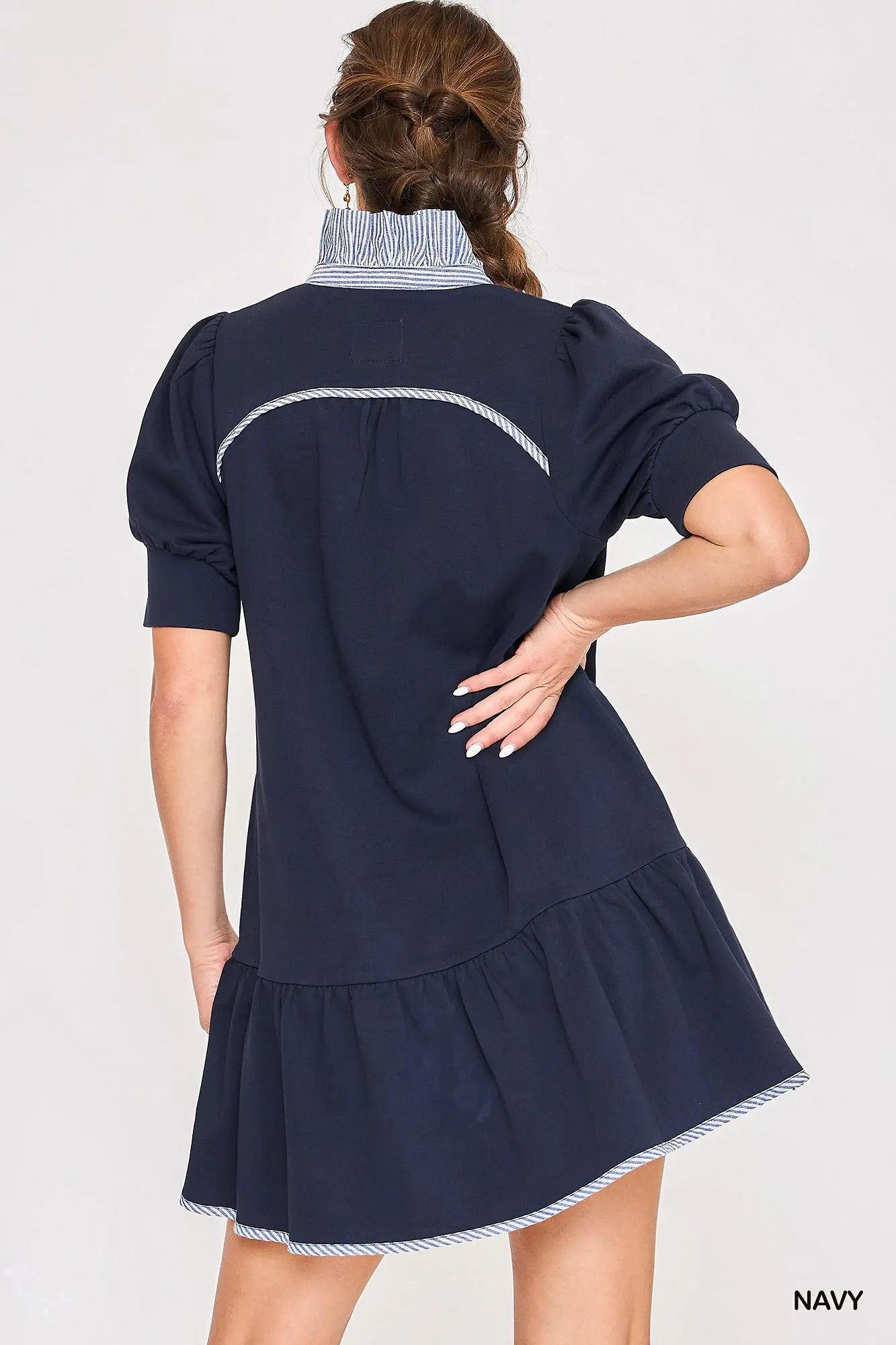 Navy Mini Dress